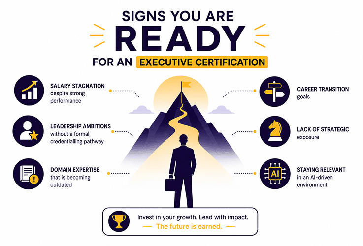 6 signs you are ready for executive certification